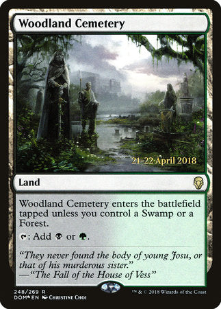 Woodland Cemetery [Dominaria Promos] | Good Games North