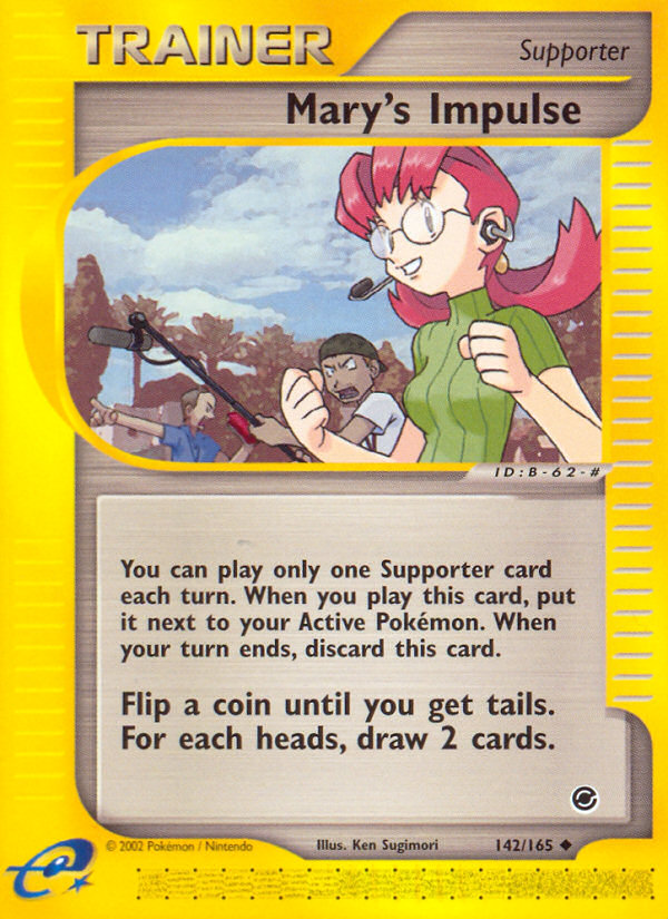 Mary's Impulse (142/165) [Expedition: Base Set] | Good Games North