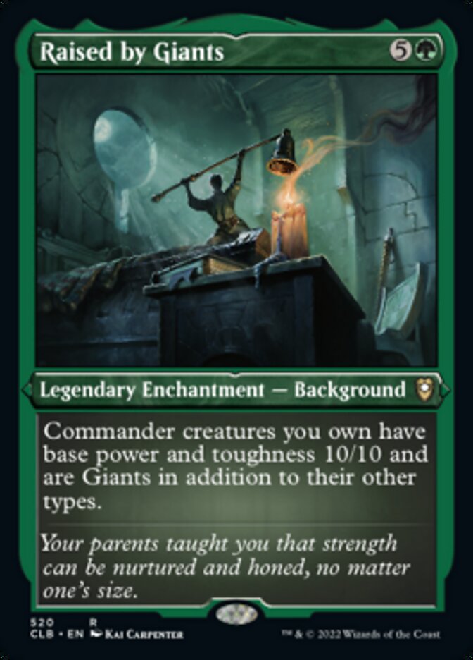 Raised by Giants (Foil Etched) [Commander Legends: Battle for Baldur's Gate] | Good Games North