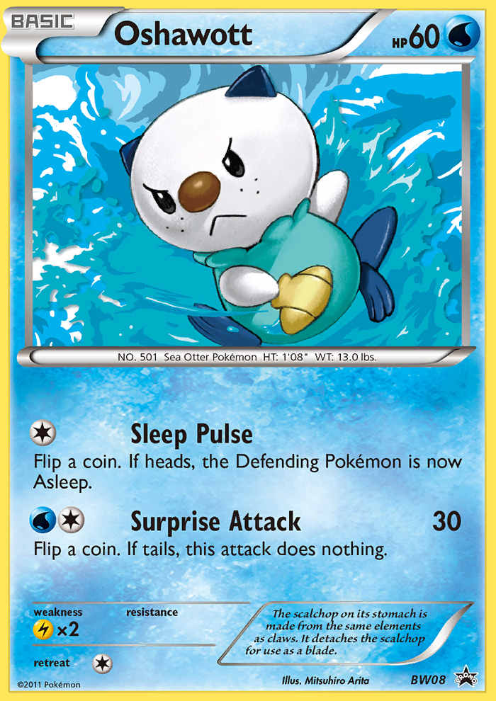 Oshawott (BW08) [Black & White: Black Star Promos] | Good Games North