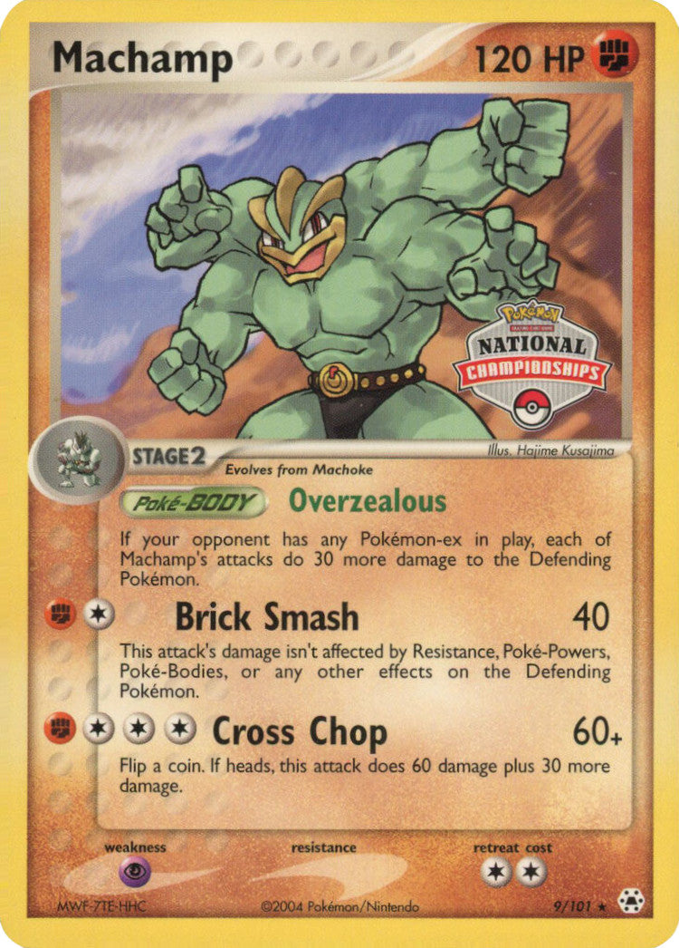 Machamp (9/101) (National Championships Promo) [EX: Hidden Legends] | Good Games North