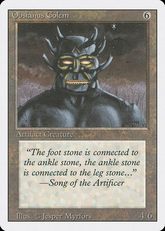 Obsianus Golem [Revised Edition] | Good Games North
