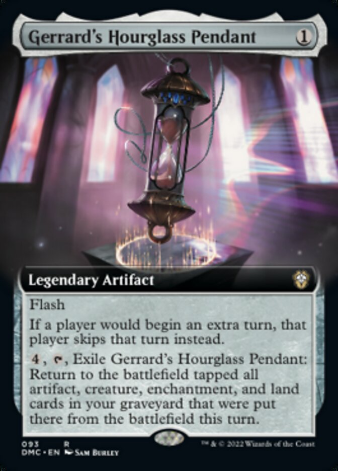 Gerrard's Hourglass Pendant (Extended Art) [Dominaria United Commander] | Good Games North