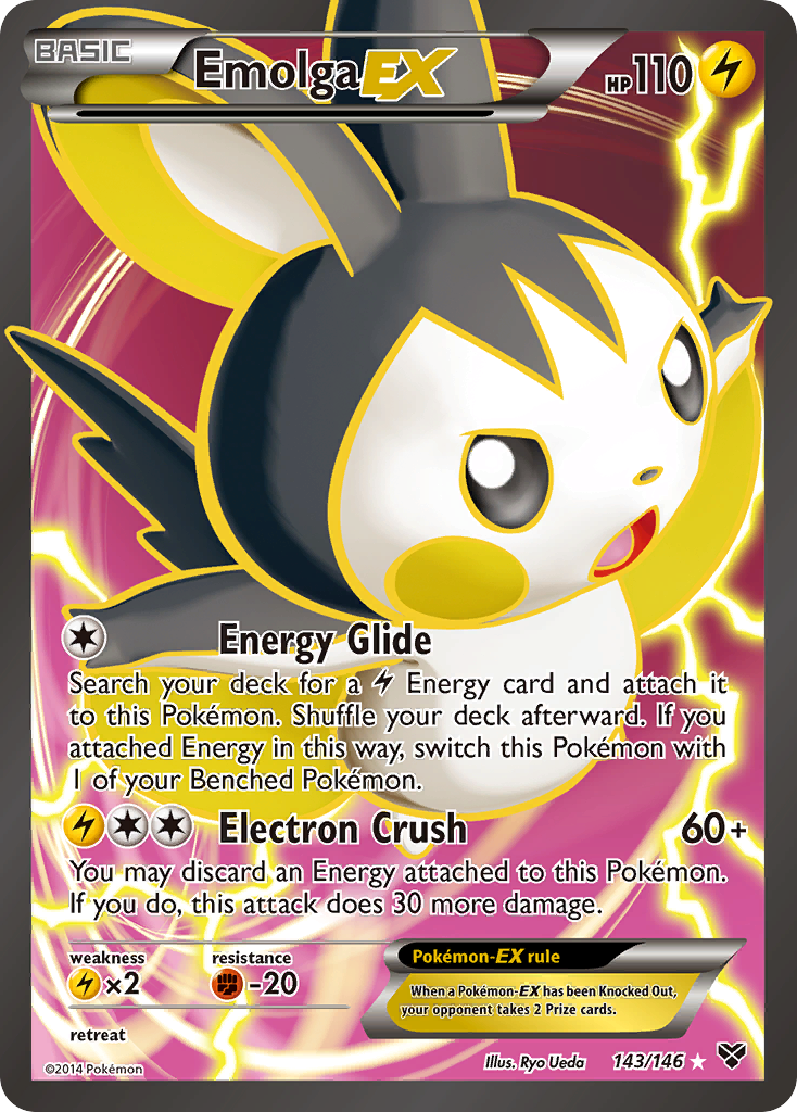 Emolga EX (143/146) [XY: Base Set] | Good Games North