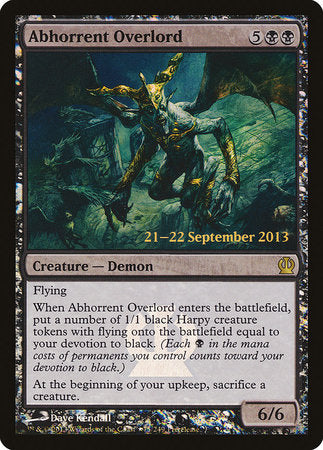 Abhorrent Overlord [Theros Promos] | Good Games North