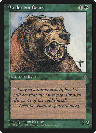 Balduvian Bears [Ice Age] | Good Games North