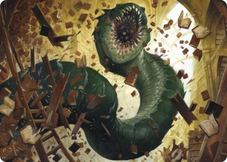 Bookwurm Art Card [Strixhaven: School of Mages Art Series] | Good Games North
