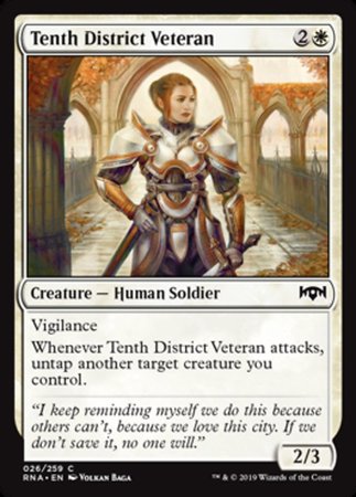 Tenth District Veteran [Ravnica Allegiance] | Good Games North