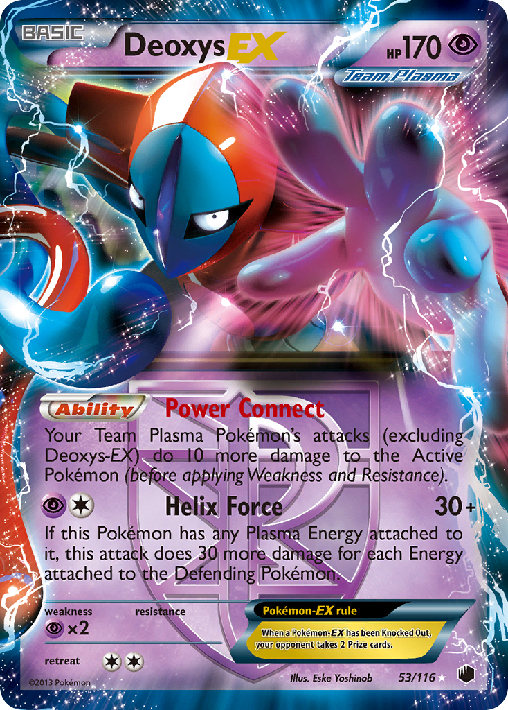 Deoxys EX (53/116) [Black & White: Plasma Freeze] | Good Games North