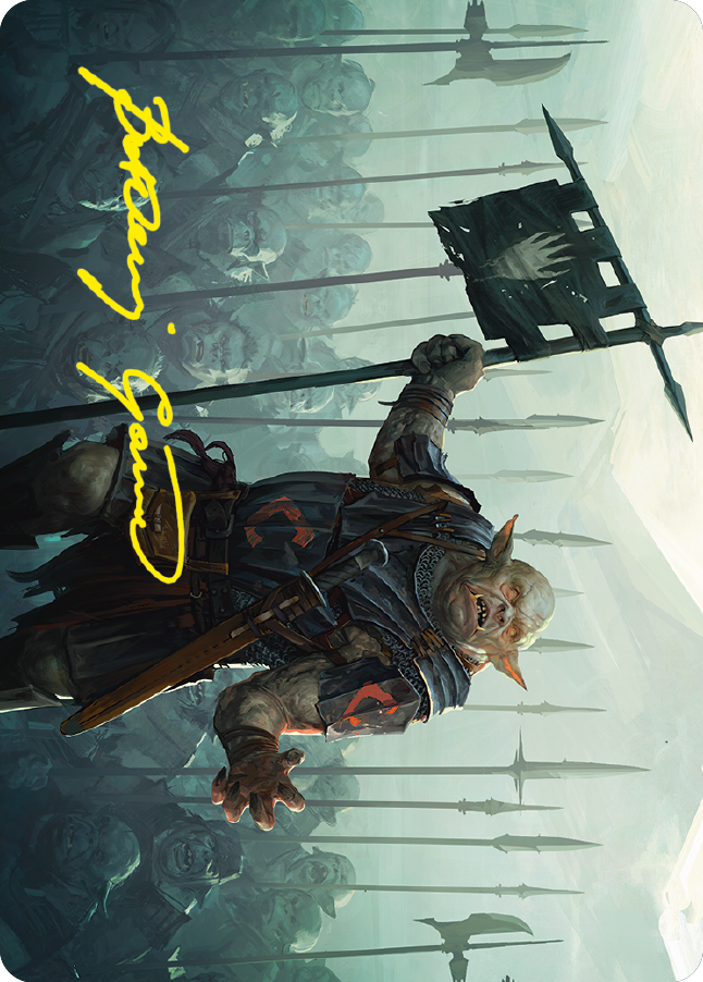 Ugluk of the White Hand Art Card (Gold-Stamped Signature) [The Lord of the Rings: Tales of Middle-earth Art Series] | Good Games North