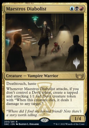 Maestros Diabolist (Promo Pack) [Streets of New Capenna Promos] | Good Games North