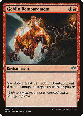 Goblin Bombardment [Duel Decks: Speed vs. Cunning] | Good Games North