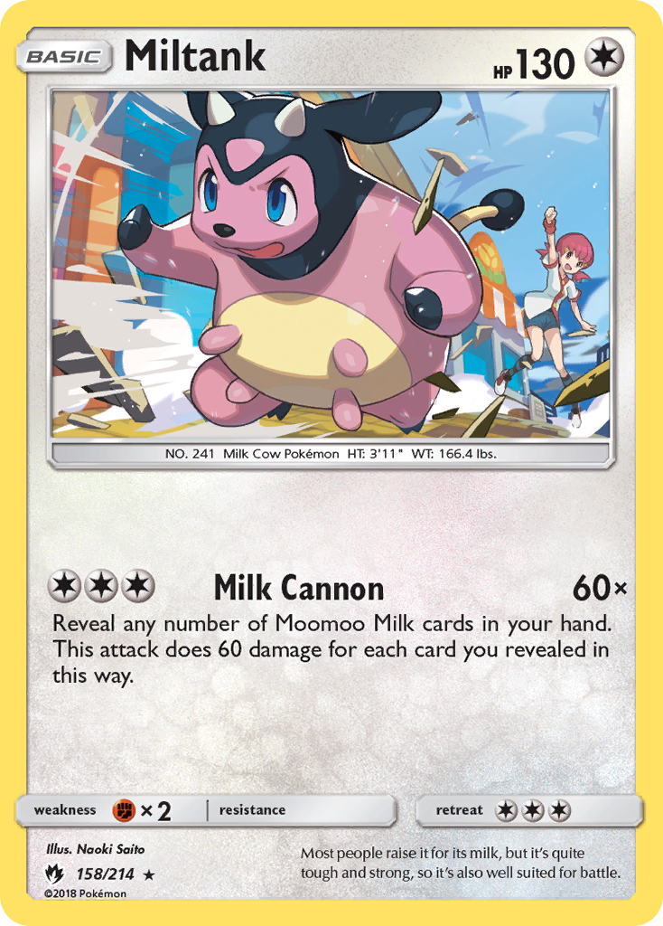 Miltank (158/214) [Sun & Moon: Lost Thunder] | Good Games North