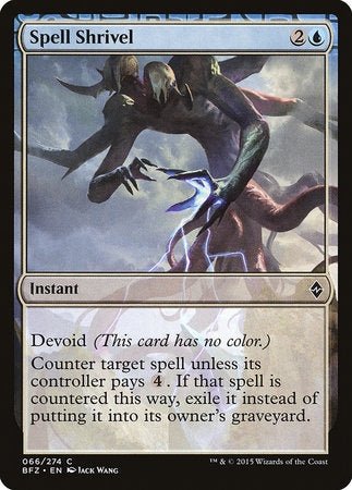 Spell Shrivel [Battle for Zendikar] | Good Games North