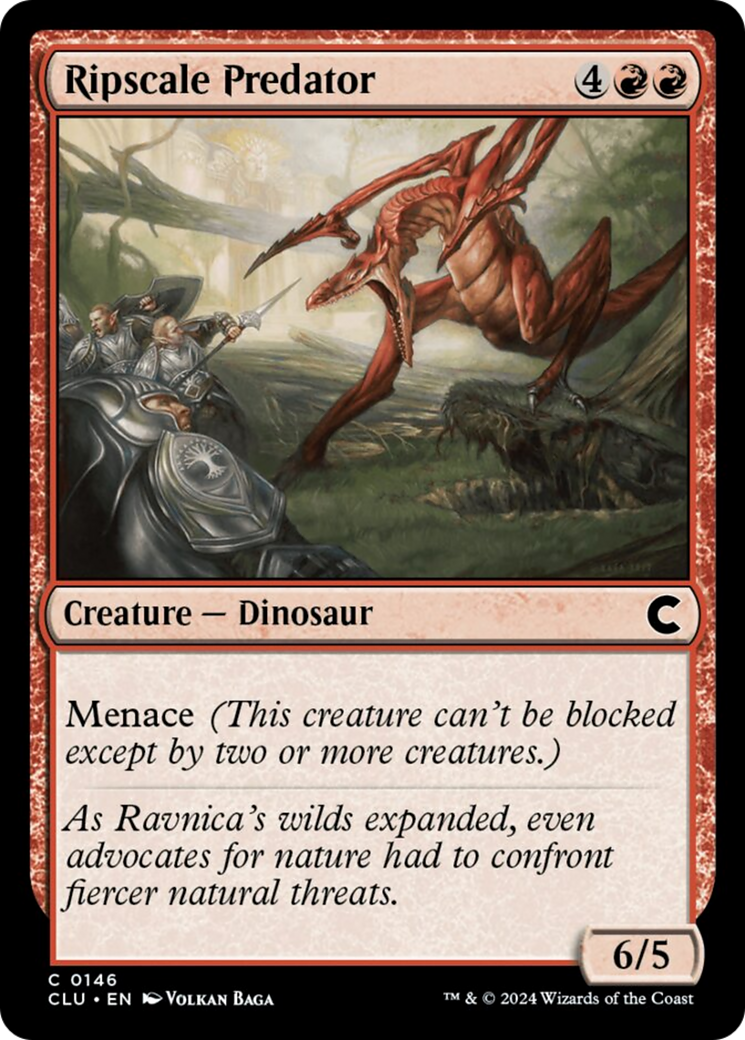 Ripscale Predator [Ravnica: Clue Edition] | Good Games North