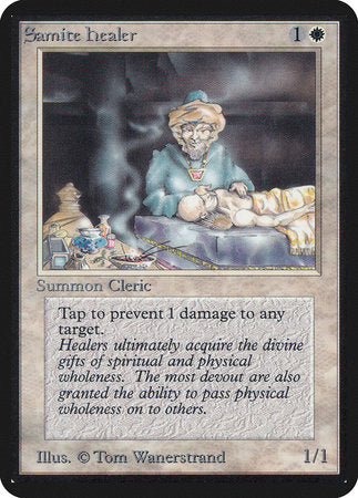 Samite Healer [Limited Edition Alpha] | Good Games North