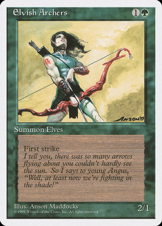 Elvish Archers [Fourth Edition] | Good Games North
