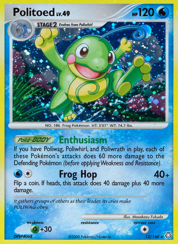 Politoed (12/146) [Diamond & Pearl: Legends Awakened] | Good Games North