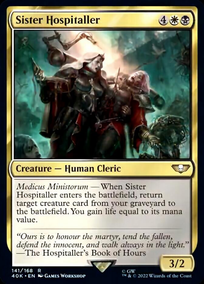 Sister Hospitaller [Universes Beyond: Warhammer 40,000] | Good Games North