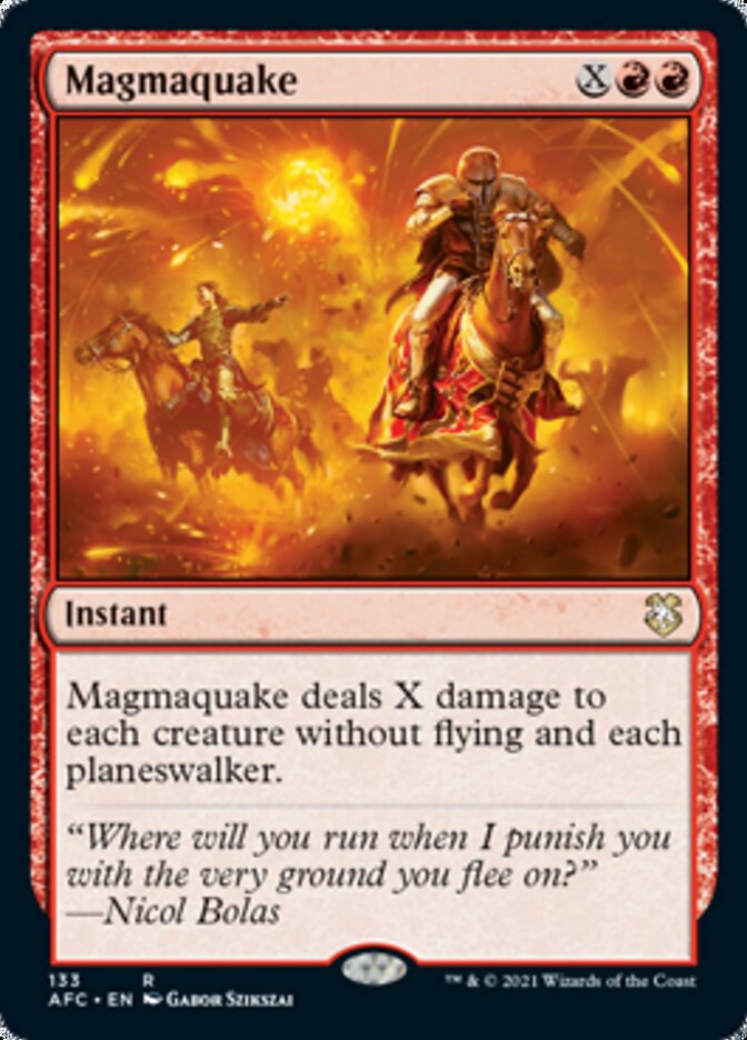 Magmaquake [Dungeons & Dragons: Adventures in the Forgotten Realms Commander] | Good Games North