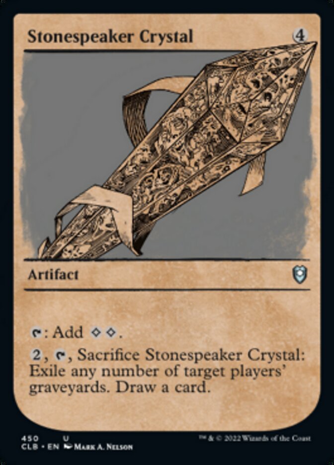 Stonespeaker Crystal (Showcase) [Commander Legends: Battle for Baldur's Gate] | Good Games North