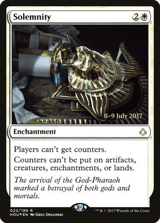 Solemnity [Hour of Devastation Promos] | Good Games North