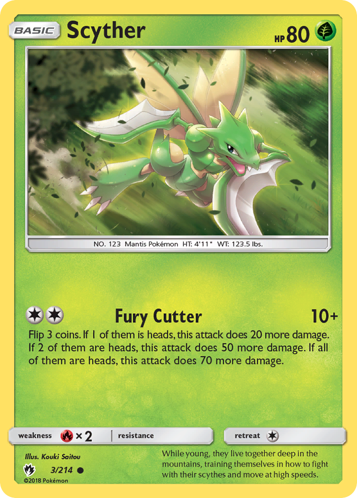 Scyther (3/214) [Sun & Moon: Lost Thunder] | Good Games North