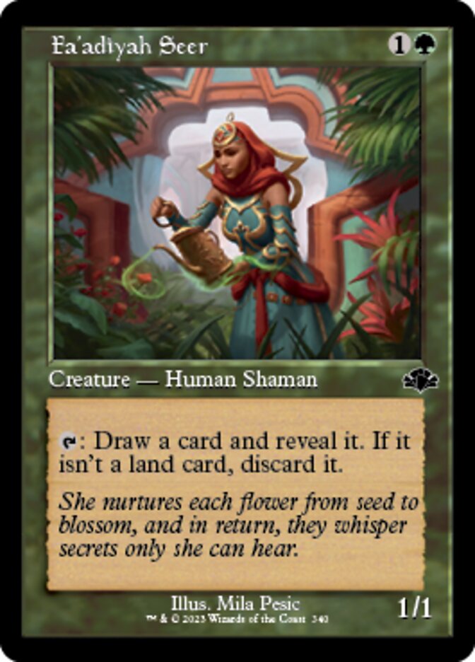 Fa'adiyah Seer (Retro) [Dominaria Remastered] | Good Games North