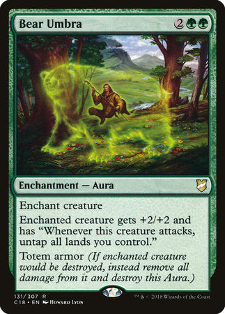 Bear Umbra [Commander 2018] | Good Games North