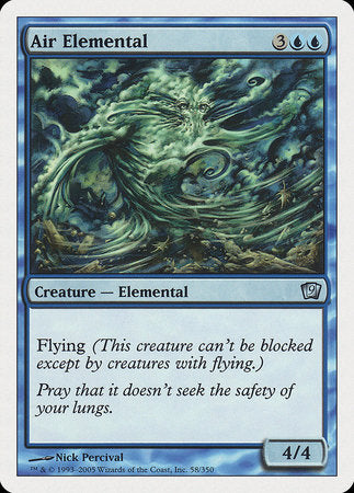 Air Elemental [Ninth Edition] | Good Games North