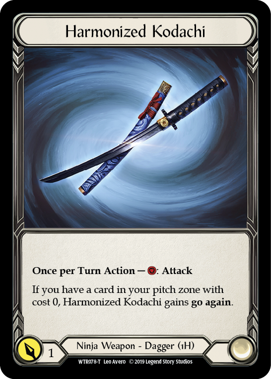 Bravo // Harmonized Kodachi [WTR039-T // WTR078-T] Alpha Print Normal | Good Games North
