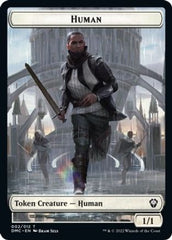 Human // Snake Double-sided Token [Dominaria United Commander Tokens] | Good Games North