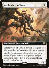 Archpriest of Iona (Extended Art) [Zendikar Rising] | Good Games North