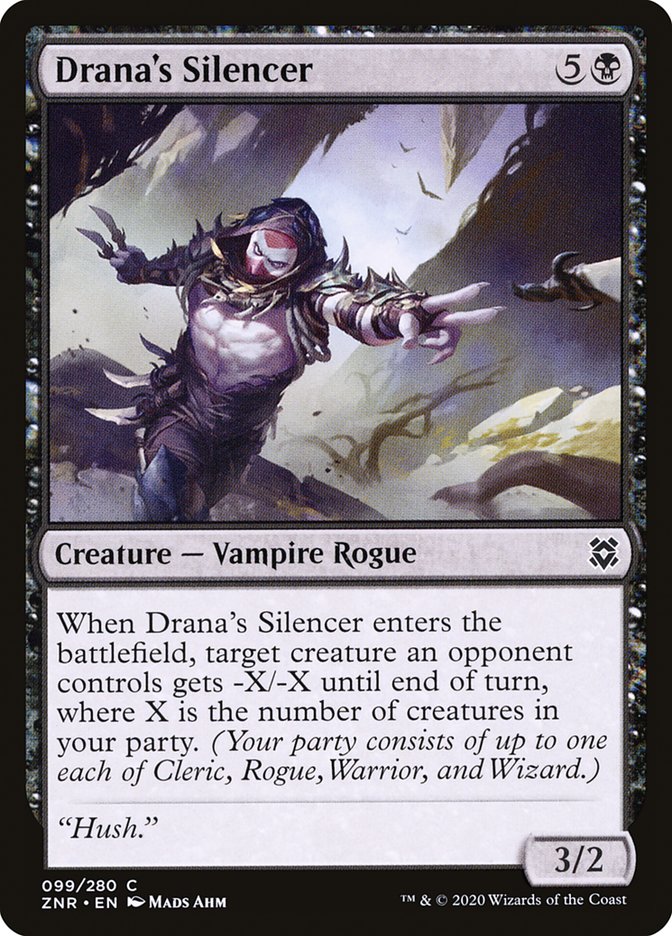 Drana's Silencer [Zendikar Rising] | Good Games North