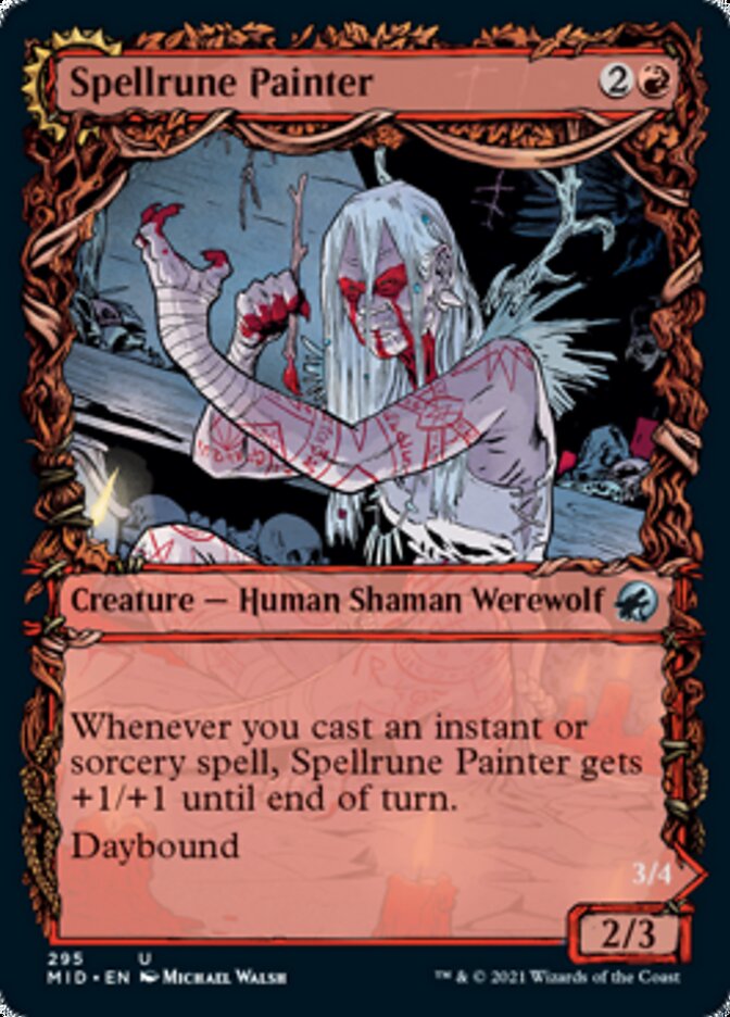 Spellrune Painter // Spellrune Howler (Showcase Equinox) [Innistrad: Midnight Hunt] | Good Games North