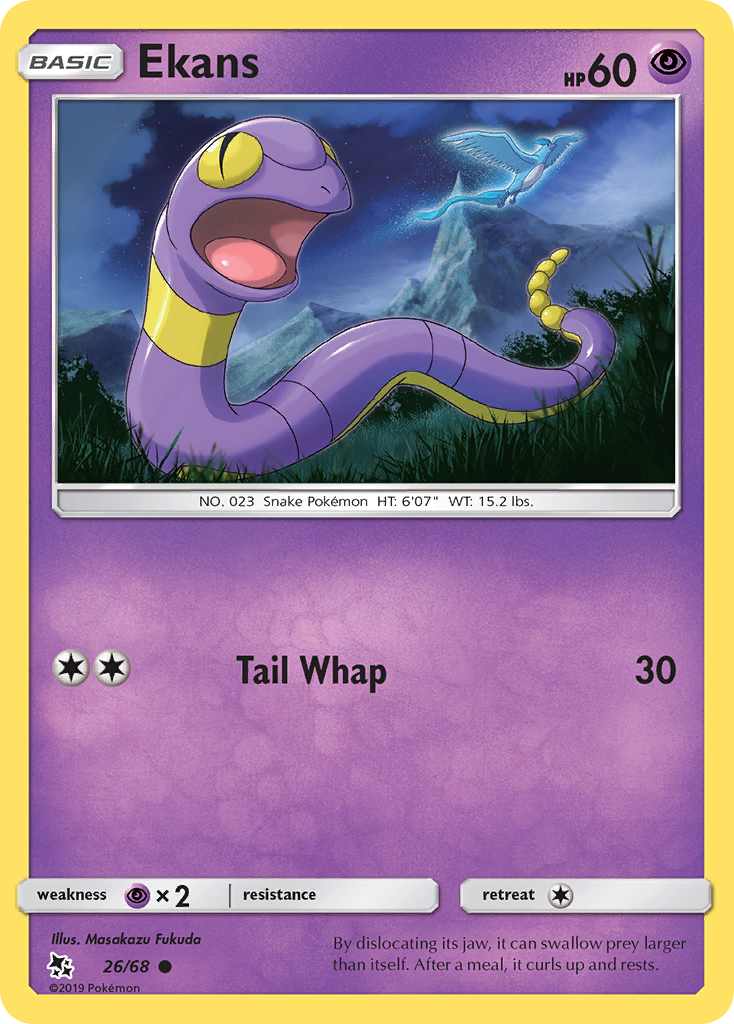Ekans (26/68) [Sun & Moon: Hidden Fates] | Good Games North