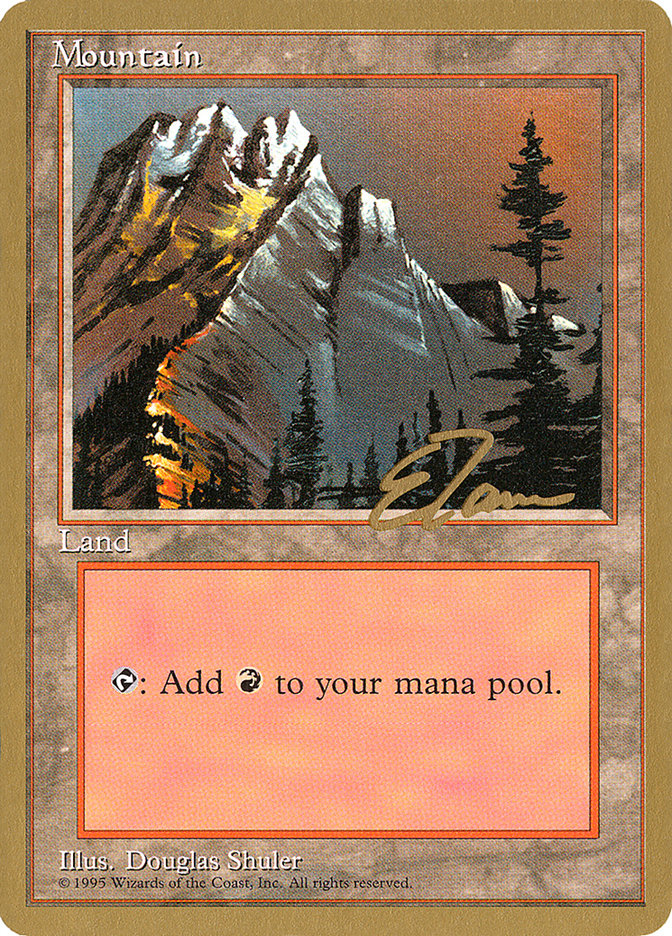 Mountain (et373) (Eric Tam) [Pro Tour Collector Set] | Good Games North