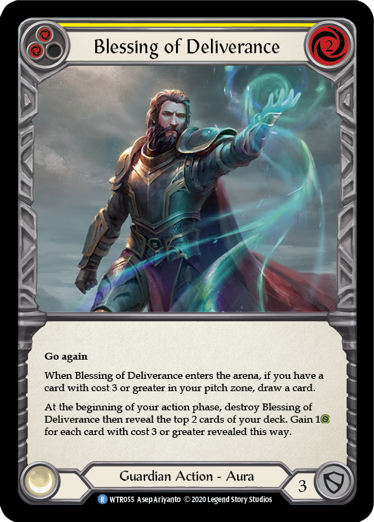 Blessing of Deliverance (Yellow) [U-WTR055] (Welcome to Rathe Unlimited)  Unlimited Normal | Good Games North