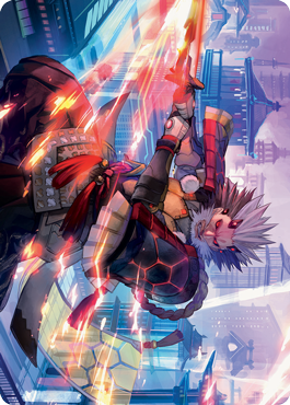 Isshin, Two Heavens as One 2 Art Card [Kamigawa: Neon Dynasty Art Series] | Good Games North