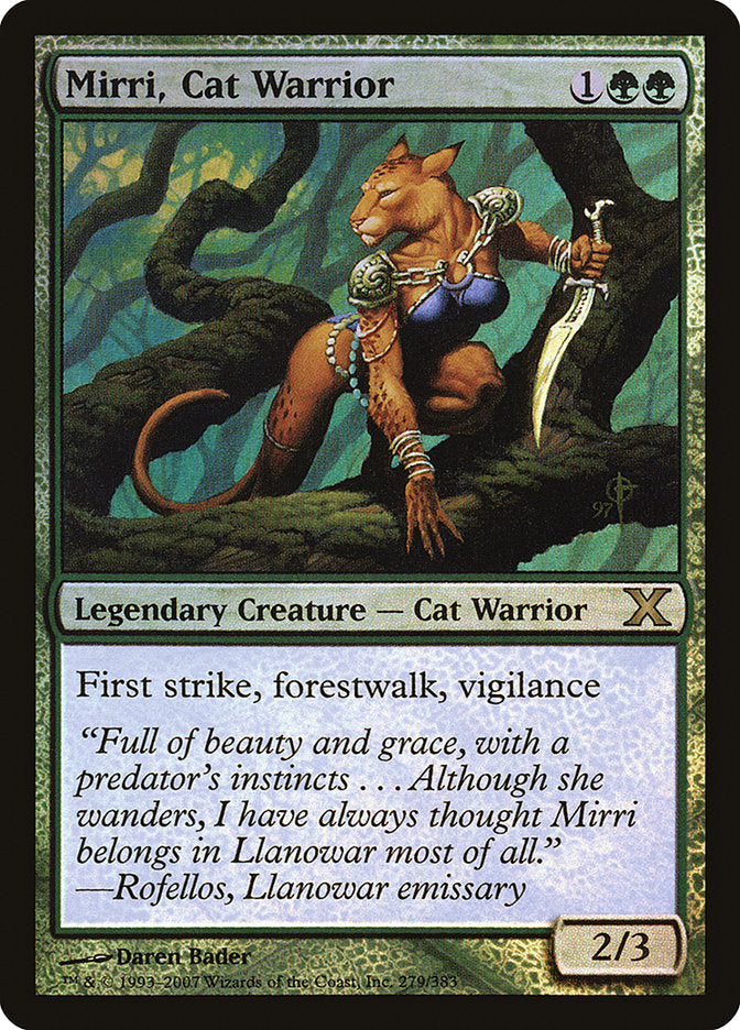 Mirri, Cat Warrior (Premium Foil) [Tenth Edition] | Good Games North