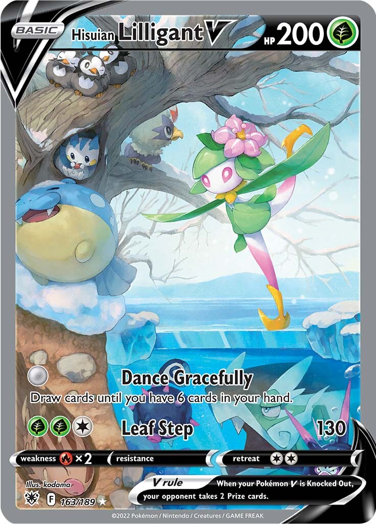 Hisuian Lilligant V (163/189) [Sword & Shield: Astral Radiance] | Good Games North