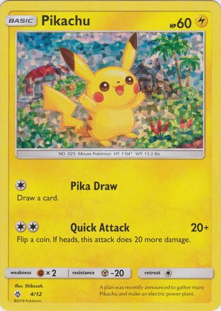 Pikachu (4/12) [McDonald's Promos: 2018 Collection] | Good Games North