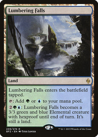 Lumbering Falls [Battle for Zendikar] | Good Games North
