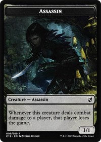 Assassin // Morph Double-sided Token [Commander 2019 Tokens] | Good Games North