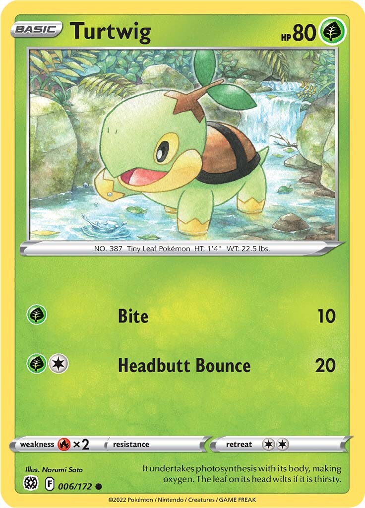 Turtwig (006/172) [Sword & Shield: Brilliant Stars] | Good Games North
