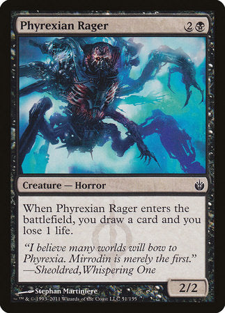 Phyrexian Rager [Mirrodin Besieged] | Good Games North