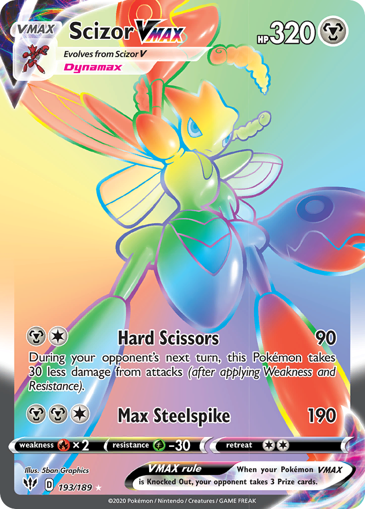 Scizor VMAX (193/189) [Sword & Shield: Darkness Ablaze] | Good Games North