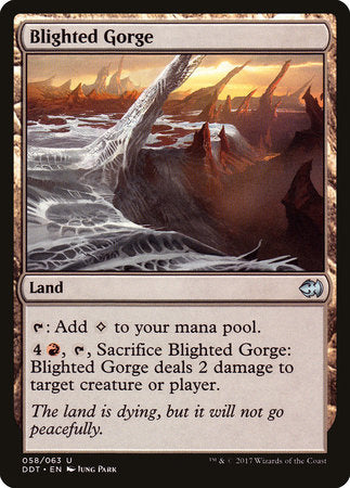 Blighted Gorge [Duel Decks: Merfolk vs. Goblins] | Good Games North