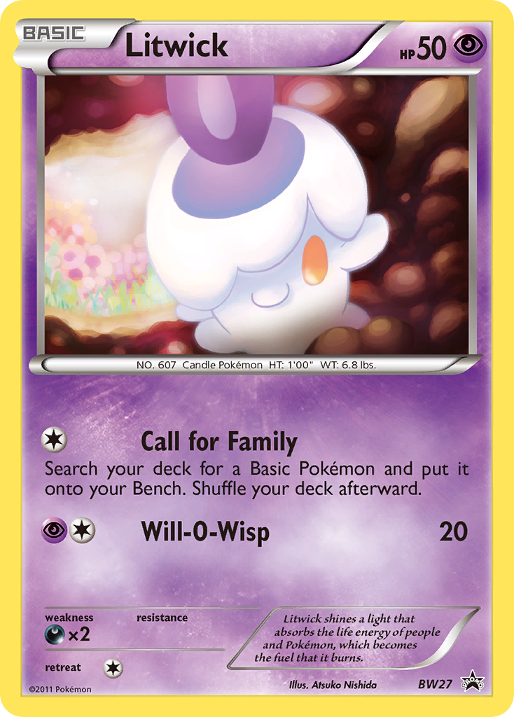 Litwick (BW27) [Black & White: Black Star Promos] | Good Games North