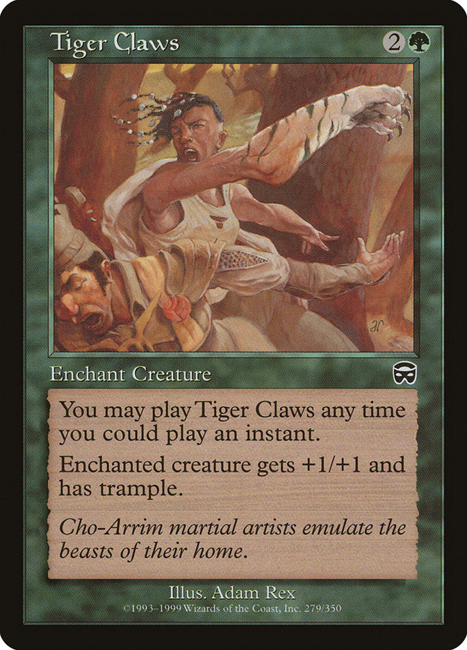 Tiger Claws [Mercadian Masques] | Good Games North